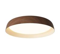 MTNROO Energy Saving Modern Flat Lights Household Industrial Ceiling Light Super Bright Modern Lighting Fixtures Imitation Wood Grain Vintage Panel Lamp for Living Room Bedroom Foyer Hallway