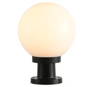 MTNROO Hard-Wired Spherical Shape Pillar Lighs Pier Mount Vintage Pillar Lighs Waterproof Modern Patio Column Headlight Lawn Lamp Street Light Floor Cap Light for Balcony Porch Fence Post