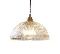 MTNROO Nordic Style Minimalist Hanging Lamp Creative Clear Glass Lampshade Pendant Lights Unique Modeling Chandelier 1-Light Traditional Ceiling Lighting Fixture for Foyer Hotel Hallway Coffee Shop