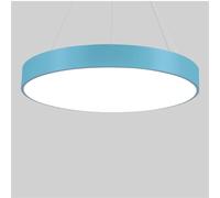 MTNROO Round Minimalist Macaron Hanging Chandelier Non-Dimmable 6000K Pendant Lamp LED Large Ceiling Light Fixture Business Colour Lampshade Suspended Lighting for Billiard Room Office Shop