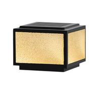 MTNROO Square Creative Post Caps Light High Brightness Solar Powered Column Lights Dusk to Dawn Personalized Stigma Lamp Flat Surface Chinese Style Floor Lighting Fixture for Park Garden Road