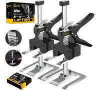 Mtnte Labor Saving Handle 12 In Lever Arm Lifter Drywall Lift for Wall Tile Locator, Multi-Function Height Adjustment Lifting Device,Door Panel.Cabinet Jack Board Lifter Weight 330lb, lift range 6.7in
