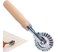 MTOMDY Pastry Wheel Cutter,Pastry and Pasta Cutter Wheel,For Ravioli, Pasta, Dumplings Lasagna, Pierogi - 6.7" Diameter