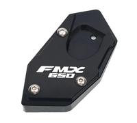 Mtorcycle Cnc Aluminum Non-slip Plate Kickstand Foot Pad Kickstand Pad For HO&ND&A XLV 600 650 700 TRANSALP DOMINATOR NX650 FMX650(FMX 650 Black)