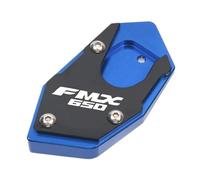 Mtorcycle Cnc Aluminum Non-slip Plate Kickstand Foot Pad Kickstand Pad For HO&ND&A XLV 600 650 700 TRANSALP DOMINATOR NX650 FMX650(FMX 650 Blue)