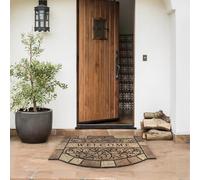 MTOUOCK Durable Welcome Door Mats, 24"x36" Heavy-Duty Large Welcome Mat for Front Door with Non-Slip Rubber Backing, Door Mats for Outside Entry High Traffic Area（Leaves）