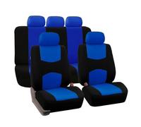 MTPIVFD Car Seat Covers For Hyundai For I30 For Creta For Tucson For Ix35 Solaris For Elantra For Santa Terracan Fabric Car Seat Covers Car Interior(ZT06-5Seats-blue)