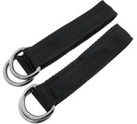 MTQY 2PCS Hanging Straps for Indoor Swing, Hammock, Punch Bag, Heavy Duty Extension Belt with D Hook Holds 200kg/440lb Length 25cm / 9.8inches