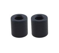 MTQY 2PCS Tripod Accessory Replacement Part Articulating Arm Aluminium Barrel Tripod Mounting Nut 1/4 Female to 1/4 Female Tripod Head Nut for Articulating Magic Arm Tripods
