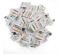 MTQY Individual Sewing Kit Packs 100PCS Simple Thread and Needle Hotel Amenities Sewing Kit Travel Sewing Kits