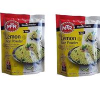 MTR Instant Ready Mix Various Flavours - Traditional South Indian Breakfast - Tasty and Healthy - Easy to Prepare Snacks - Lemon Rice Powder 100g (Pack of 2)