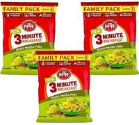 MTR Instant Ready Mix Various Flavours - Traditional South Indian Breakfast - Tasty and Healthy - Easy to Prepare Snacks - Khatta Meetha poha 160g (Pack of 3)