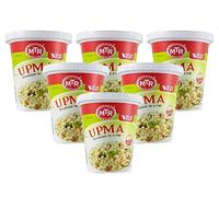 MTR Upma Ready Mix 80g (Pack of 6) - Breakfast in a Cup - 3 Minute Breakfast - Tasty and Healthy
