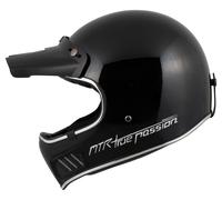 MTR Vintage-MX Evo Retro Offroad Helmet Black M