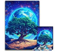 MTree of Life Adult Jigsaw Puzzles 1000 Pieces cardboard Jigsaw for Holidays, Birthdays, And Family Game Nights 26X38CM/10.23x14.96inch