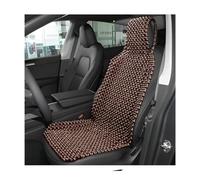 MTRPS Natural Wood Beaded Seat Cover, Cool & Breathable Back Massaging Cushion for Front Seats, Automotive Seat Mat to Keep Back from Getting Sweaty While Driving, Car Accessories (Coffee)