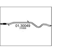 MTS 01.30049 Front Exhaust Silencer Fits Lancia Ypsilon 51916858