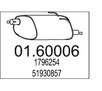 MTS 01.60006 Rear silencer