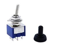 MTS-102 103 MTS-202 203 Toggle Switch 6A 125VAC On On SPDT 6mm Mini Switch On Off On Cap 5pcs 10pcs(MTS-203,WITH CAP_5PCS)