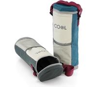 MTS Wine Cooler Bag for 1.5L Water Bottles - Padded Insulated Champagne Carrier with Zip & Shoulder Strap - Thermal Drinks Holder with Pocket for Picnics, Travel & Beach, Great for Wine Lovers