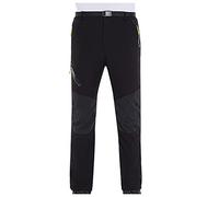mtsNfrst Men Ski Pants Outdoor Walking Hiking Trousers Lightweight Quick Dry Water Resistant Trekking Trousers Men's Soft Shell Warm Fleece Trousers Skiing Hiking Winter Lined Trousers