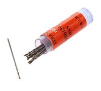 Mtsooning 0.8mm Micro Drill Bits 10 Pcs, HSS Twist Drill Bit Set for Precision Model Making, Jewelry, PCB, Wood & Plastic