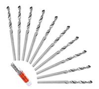 Mtsooning 10 Pcs 1.4mm Micro Drill Bits, HSS Titanium Coated Twist Drill Bit Set, Straight Shank for Wood, Plastic, Metal, Jewelry & DIY Model Making