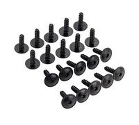 Mtsooning 10 Pcs Car Engine Undertray Screws, M5x16mm Black Torx Self-Tapping Screws with Retainer Clips - Compatible with N90775001 for VW Audi Seat Skoda Models