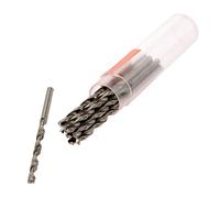 Mtsooning 10-Piece 3mm HSS Twist Drill Bits, Titanium Coated, Straight Shank for Wood, Plastic, Metal | Micro Drill Bits for Rotary Tools, Hand Drills, DIY & Professional Use