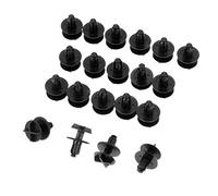 Mtsooning 20PCS LR024316 Cowl Panel Retainer Clips, 9mm Hole Fit, Black Nylon Trim Clips Compatible with Land Rover Range Rover Evoque Discovery, Battery Cover Fastener Replacement