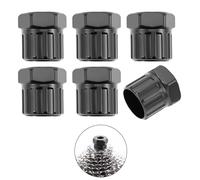 Mtsooning 6PCS Bicycle Freewheel Removal Tool, Mountain Bike Cassette Lockring Tool Multiple Freewheel Remover Tool for Bikes