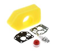 Mtsooning Lawn Mower Service Kit,Air Filter Carb Diaphragm Gasket Primer Bulb L7T Spark Plug Replacement for B&S 795083 698369 694394