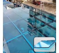 MTSYXYM 2mm Polycarbonate Sheet,polycarbonate greenhouse panels,Roofing Transparent Insulation Daylighting Panels,strong and not easily deformed,for Greenhouse Sheds Roofs,Carports.(Blue,2x 3.3ft)