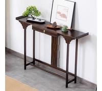 MTSYXYM Chinese cabinet pedestal offering table,Buddhist Prayer Altar Table,Stretchable storage,smooth and delicate polishing,Ideal for Home or Buddhist/Witchcraft Altars.(80 * 25 * 82cm)