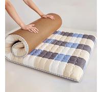 MTSYXYM Japanese floor mattress,Foldable Japanese Floor Mattress, breathable folding floor bed, Thicken Floor Futon Mattress, good support, save space, Applicable to Bedroom/Tent Mat/Gues.(90x200CM)