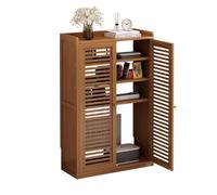 MTSYXYM WiFi Router Storage Box with Cabinet Door,Wooden Router Shelf With With Cabinet Door,For Home Bedroom Living Room.(59 * 25 * 97cm)