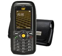 MTT Horizontal Leather Phone Case with Belt Clip and Safety Loop for Caterpillar CAT B25 Outdoor