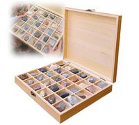 MTTXY 30pcs Metamorphic Rocks Kit, Metamorphic Rocks Dispaly Box Geology, Rock Collection, Metamorphic, Learning Studying Geology for Science Classrooms