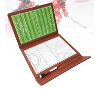 MTTXY Foldable Ice Hockey Coaching Board, Magnetic Tactics WhiteBoard, Double-Sided Clipboard with 2 Erasable Pens for Boys, Girls Training Equipment, Coaching