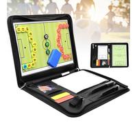 MTTXY Multifunction Coach Soccer Board, 52 x 34 cm Foldable Magnetic Tactics Plate Set, PU material for Trainable & Instructional Guidance