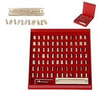 MTTXY Stamping Mold Copper Brass, T Type Letter Flexible Letters Numbers Molds, Hot Foil Stamping Machine, DIY Die Stamp Mold for Leather Wood Paper