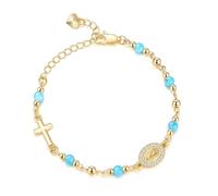 [Mtucegi] Adjustable gold heart tail chain, featuring an obsidian cross charm, flexible size adjustment for wrists from 15 to 20 Cm. gold heart, フリーサイズ