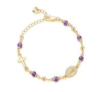 [Mtucegi] Adjustable gold heart tail chain, featuring an obsidian cross charm, flexible size adjustment for wrists from 15 to 20 Cm. gold heart, フリーサイズ