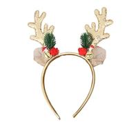 Mtucegi Christmas Deer Horn Hairpiece Featuring Gentle Sounds Cozy Velvety Headwear For Adults & Kids Holiday Hair Ornament