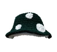 Mtucegi Halloween Crochet Fisherman Hat Soft Bucket Hat Cute Handmade Mushroom Women Children Novelty Photoshoots Witch Cosplay Girls Party