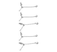 Mtucegi Multipurpose Sturdy Brass Lobster Clasp Extending Adjustable Length Chain Accessory For Fishing And Camping Gears Luggage Secure Extender