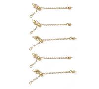 Mtucegi Multipurpose Sturdy Brass Lobster Clasp Extending Adjustable Length Chain Accessory For Fishing And Camping Gears Luggage Secure Extender