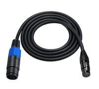 MTUERANC Speakon to XLR Speaker Cable, XLR 3 Pin Female to Speakon Female Speaker Audio Adapter for DJ/PA Speaker Cord with Twist Lock (Speakon to XLR female 3M/10Feet)
