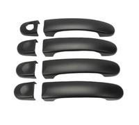 Mtuqvma Car Exterior Door Handle for VW for Transport for T5 for T6 for Caddy for Van 8 PCS Black Door Handle Cover
