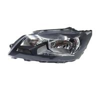 Mtuqvma For VW For Santana Quantum Carat 2013 2014 2015 Headlights Car Headlamp Assembly Daytime Running Light Auto Whole Assembly Car Front Lights(Black Left)